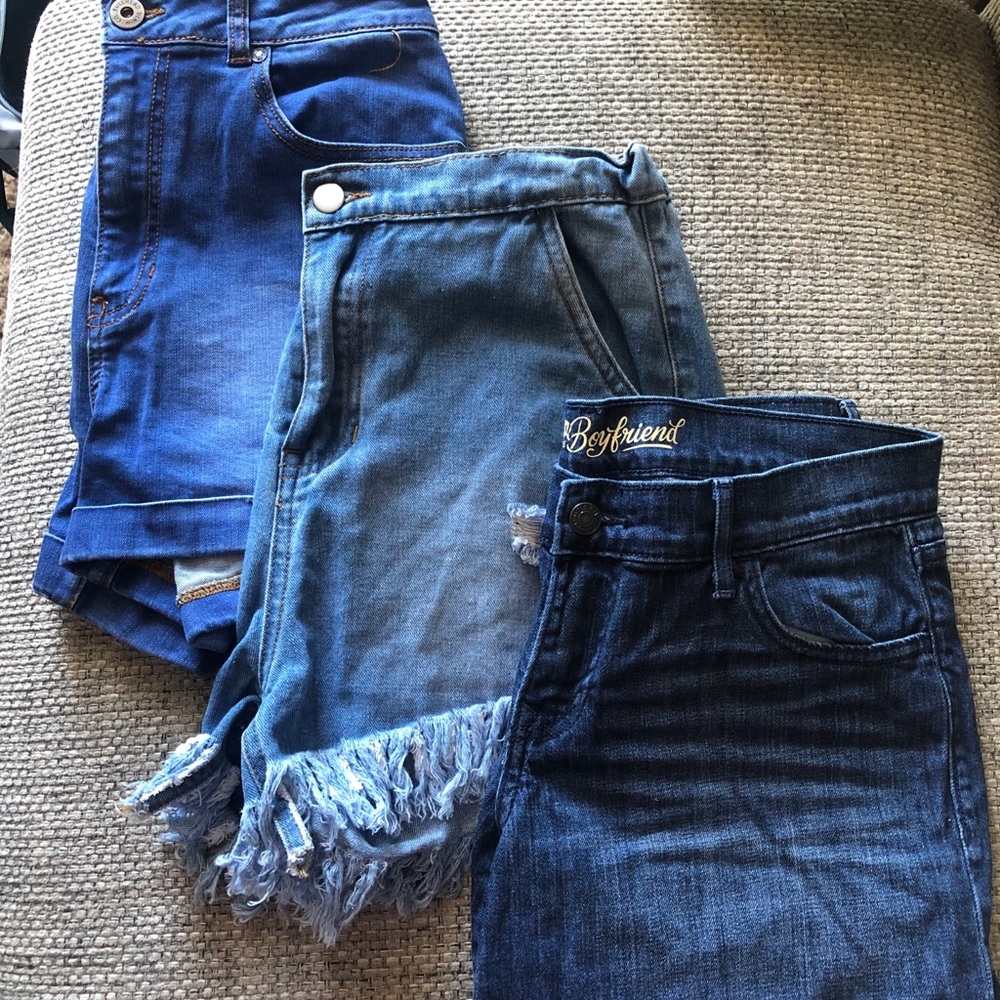 Shorts Bundle - All High Rise & Mom/Boyfriend Fit